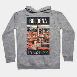 A Vintage Travel Art of Bologna - Italy Hoodie